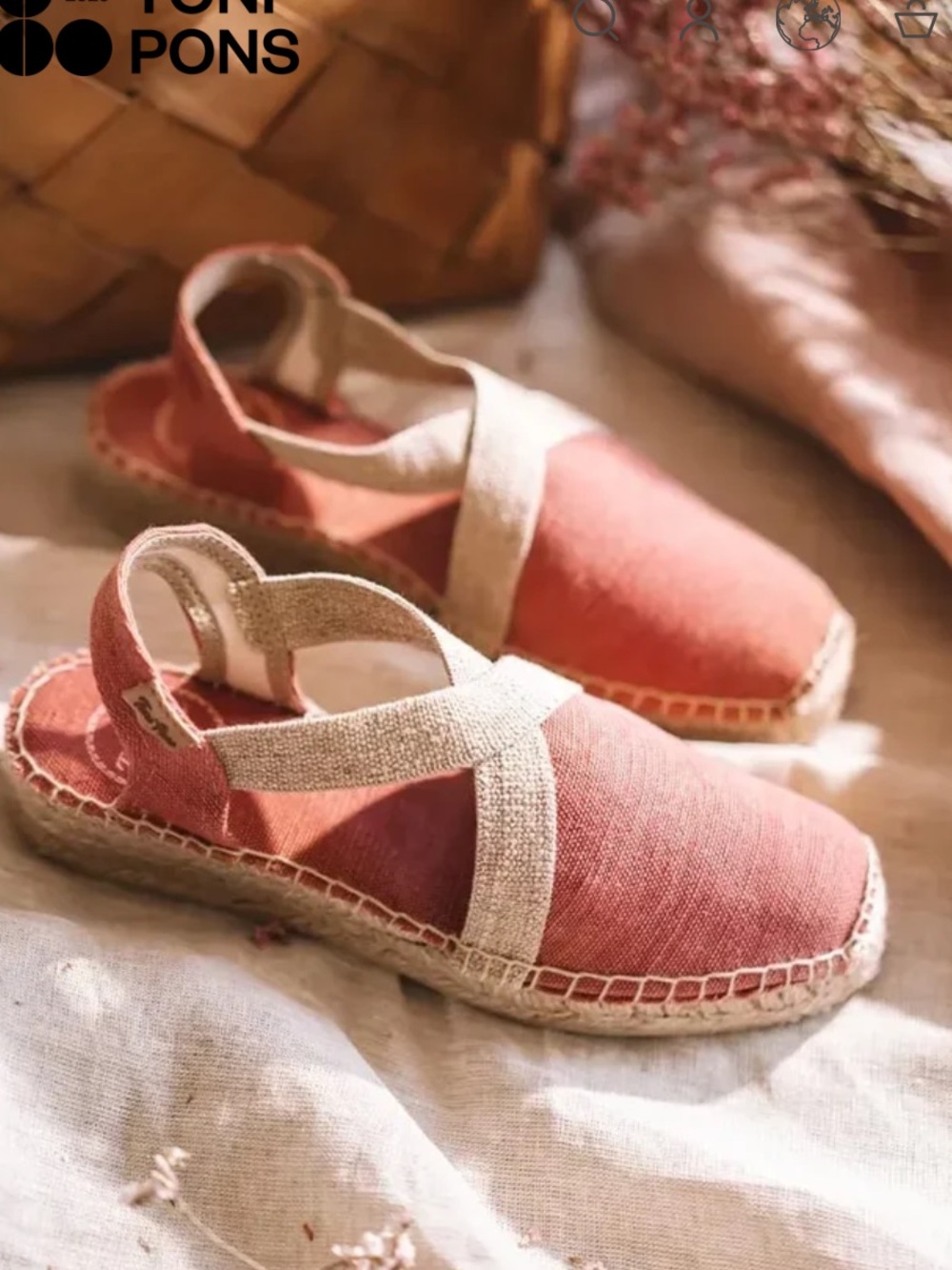 Toni Pons Coral Slingback Espadrille Flats